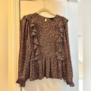 Ann Taylor Medium floral blouse